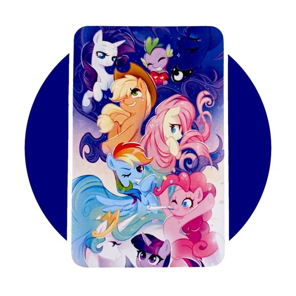 My Little Pony Art Lomo Card (ZZ35): Spike, Applejack, Fluttershy, Rainbow Dash - Picture 1 of 2
